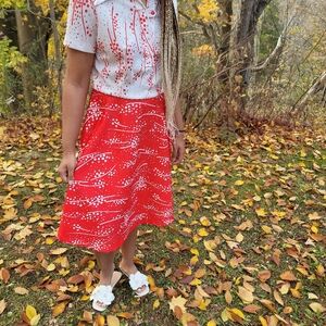 1970s Sears Polka Dot Dress